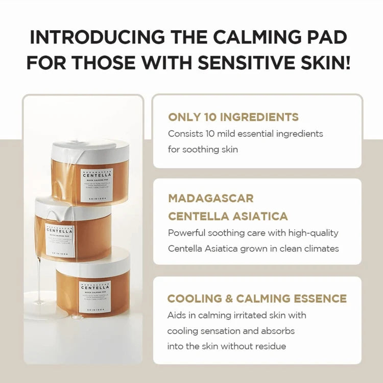 SKIN1004 Centella Calming Pads – Hydrating & Soothing for Sensitive Skin