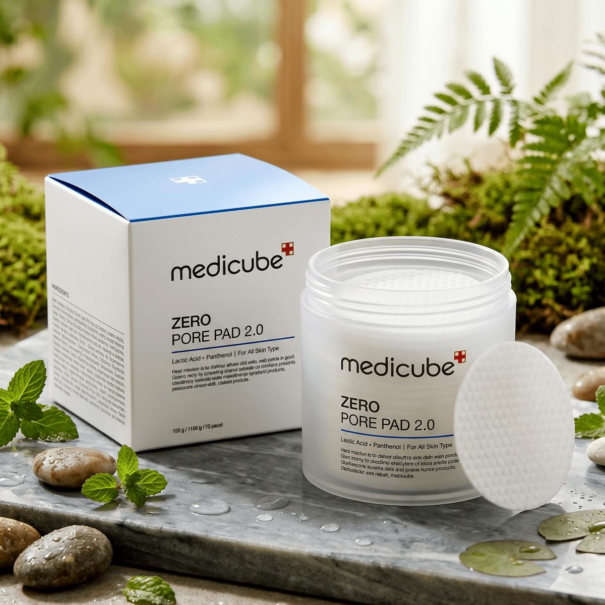 Medicube Zero Pore Pads 2.0 | Daily Exfoliating Toner Pads for Smoother, Clearer Skin